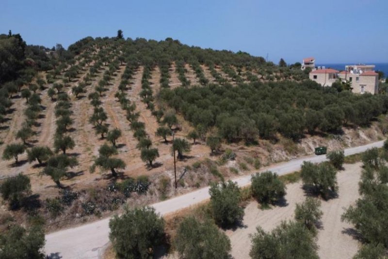 Kalyves Kreta, Kalyves: Weitläufiges Grundstück mit Meerblick zu verkaufen Grundstück kaufen
